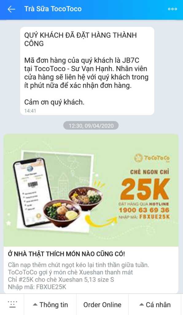 3 lợi ích không thể bỏ qua của Zalo trong kinh doanh nhà hàng