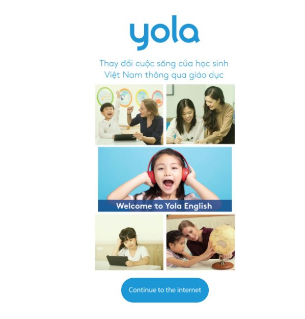 WiFi Marketing tại trung tâm anh ngữ YOLA