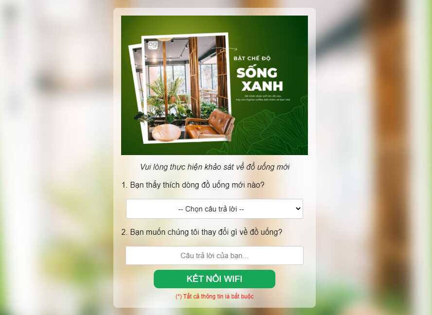 khảo sát wifi marketing