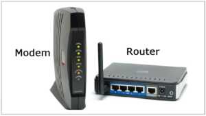 phân biệt router và modem