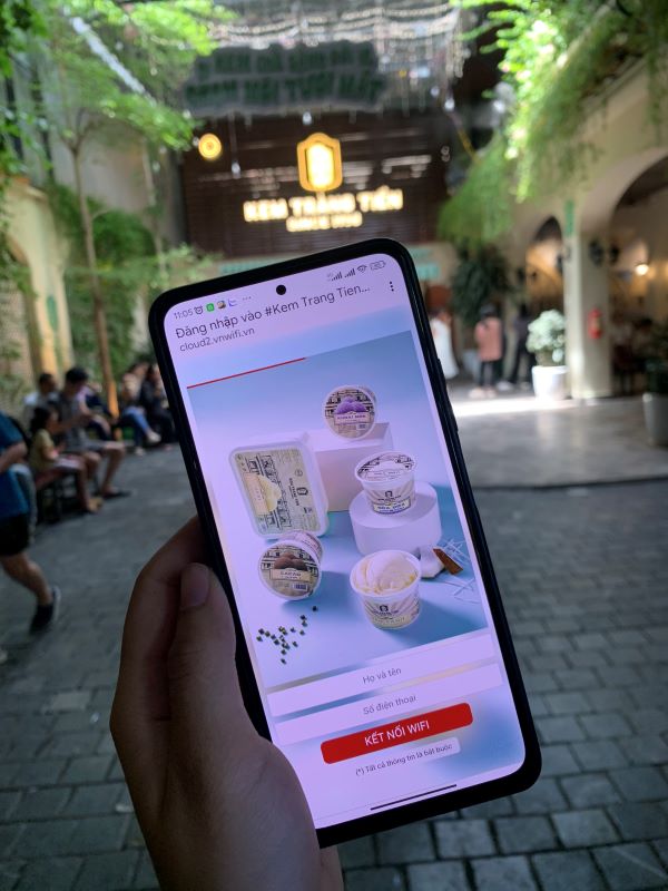 WIFI MARKETING TẠI KEM TRÀNG TIỀN