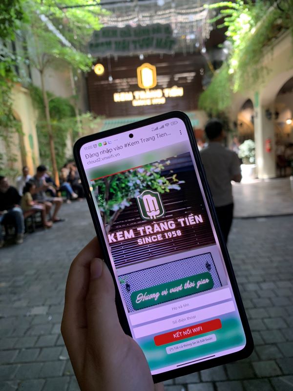 WIFI MARKETING TẠI KEM TRÀNG TIỀN