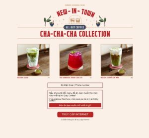 WiFi Marketing tại All Day Coffee