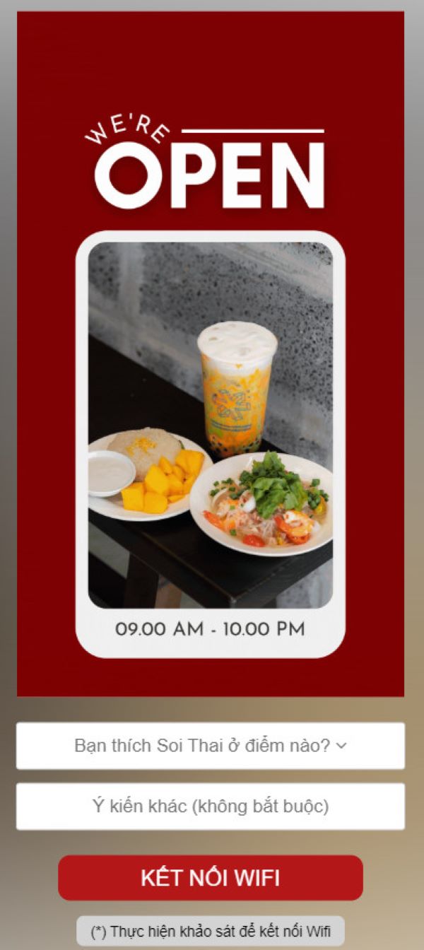 Wifi Marketing tại SOI THAI