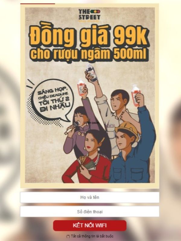 Wifi Marketing tại The Street