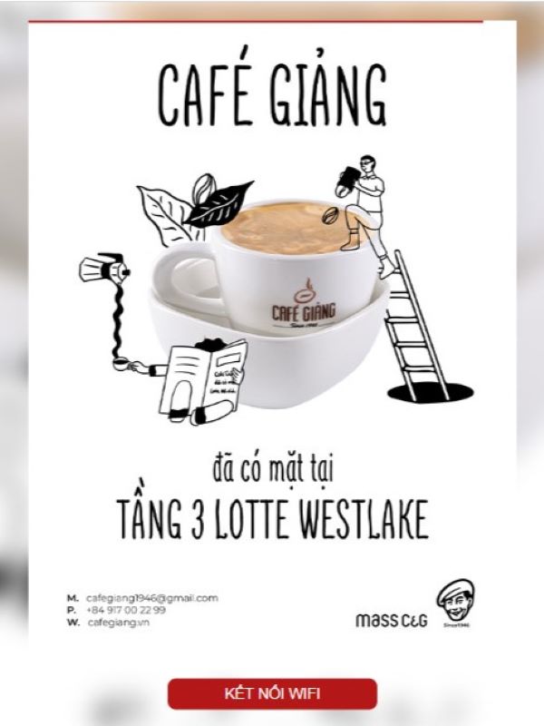 Wifi Marketing tại Cafe Giảng