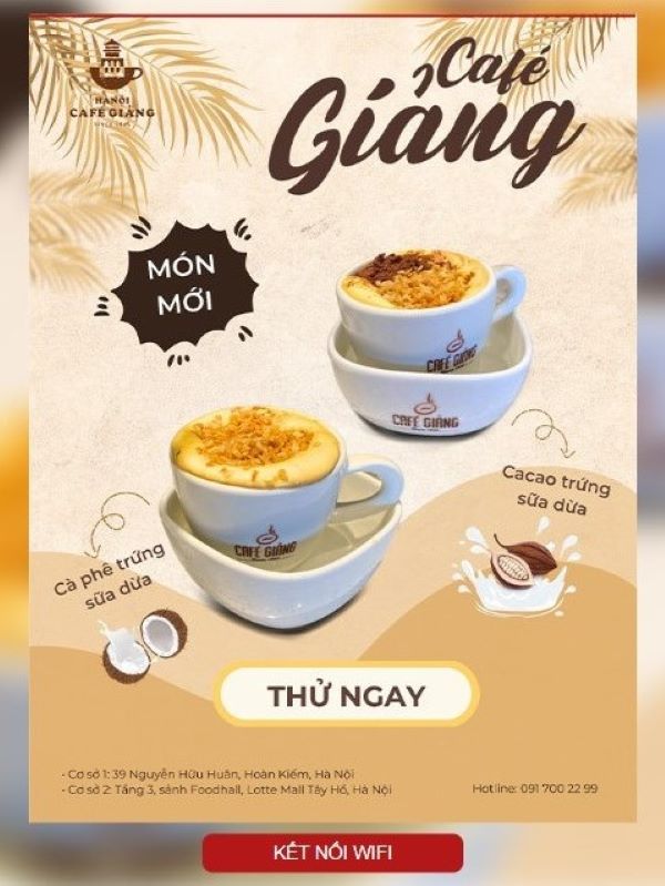 Wifi Marketing tại Cafe Giảng