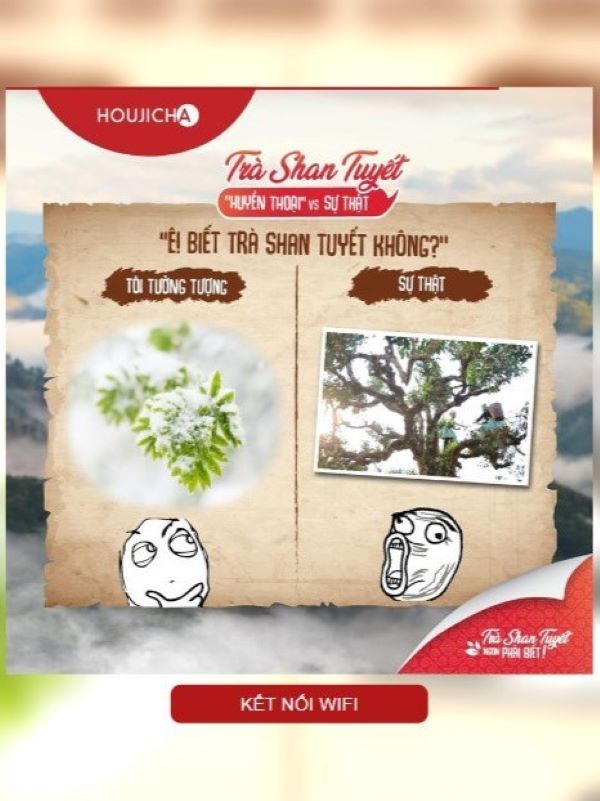 Wifi Marketing tại Houjicha