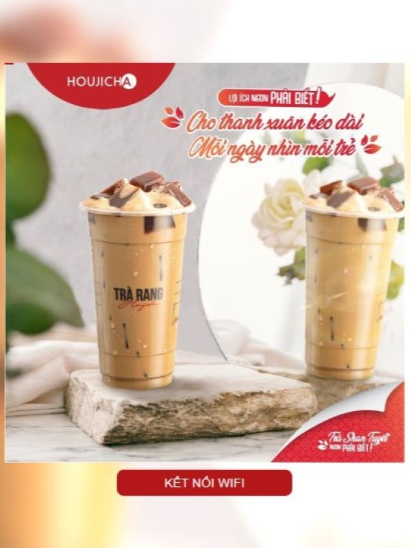 Wifi Marketing tại Houjicha