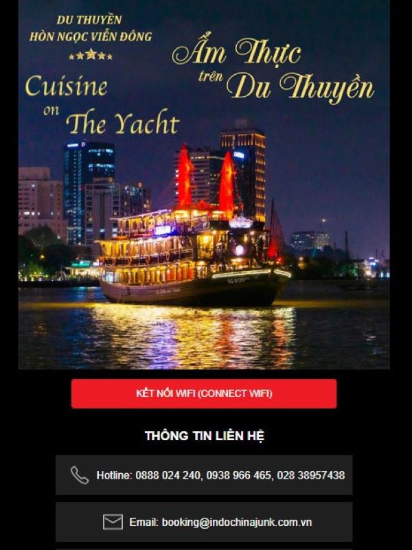 Wifi Marketing trên Du thuyền Hòn Ngọc Viễn Đông